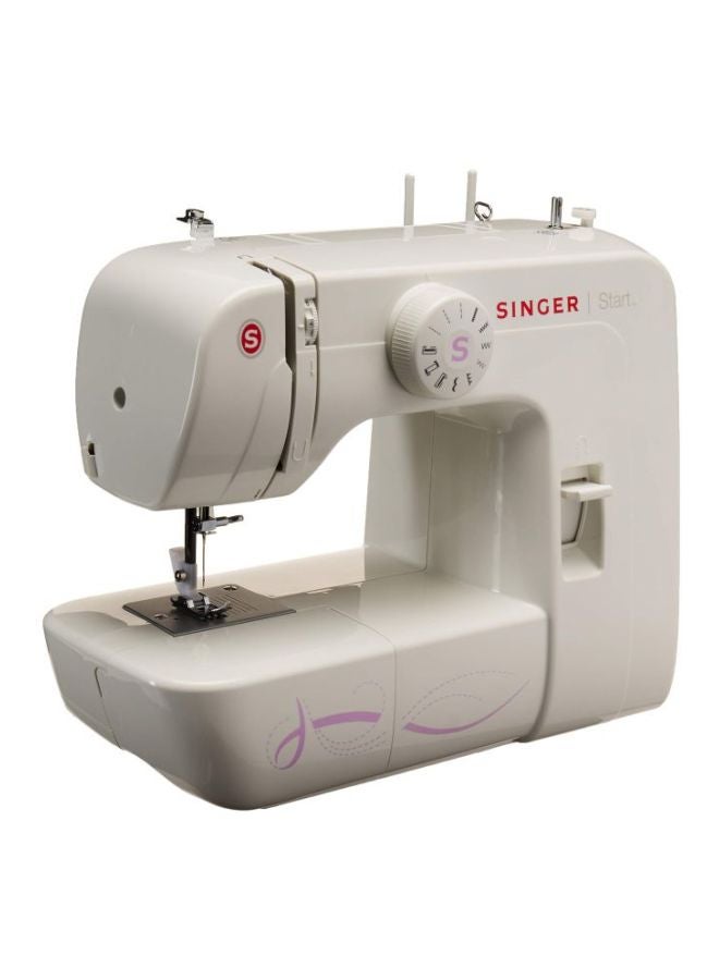 Sewing Machine With 6 Built-In Stitches 1306 White