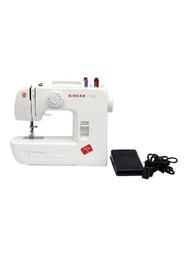 Sewing Machine With 6 Built-In Stitches 1306 White