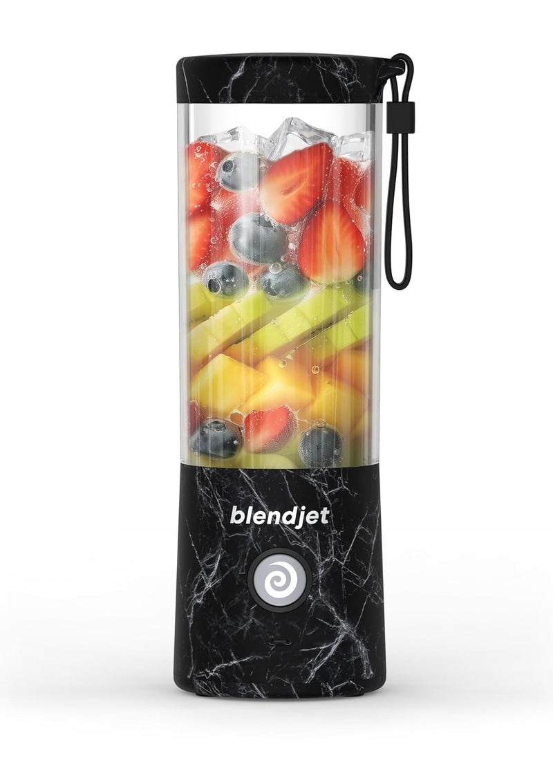 BlendJet Portable Blender for Smoothies & Shakes- black marble