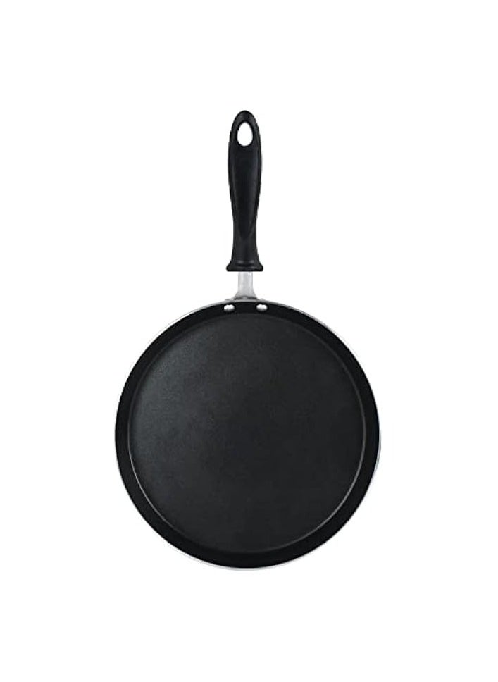 Tawa Curved Edge Pan, 27 cm, Black