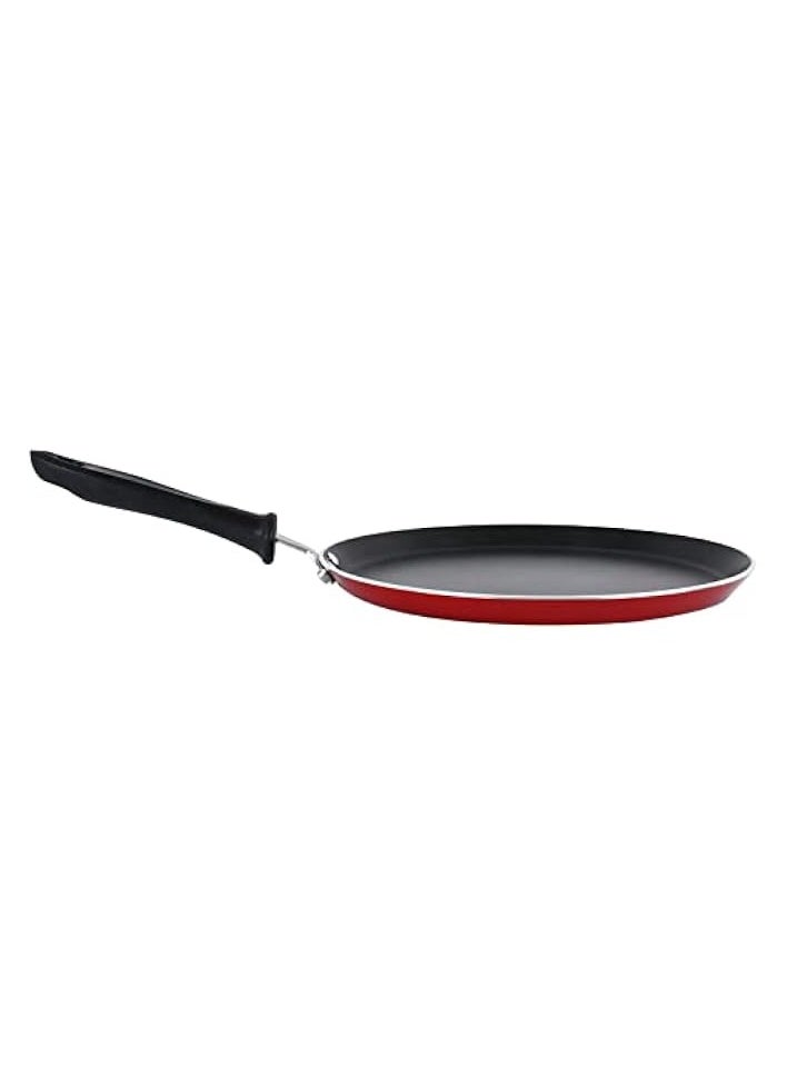 Tawa Curved Edge Pan, 27 cm, Black