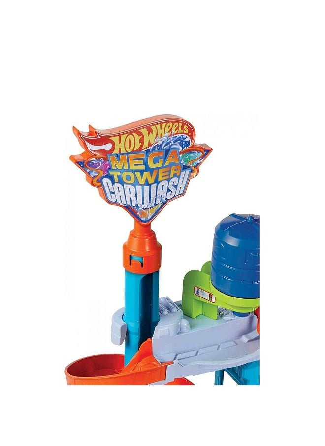 City Mega Tower Car Wash Playset