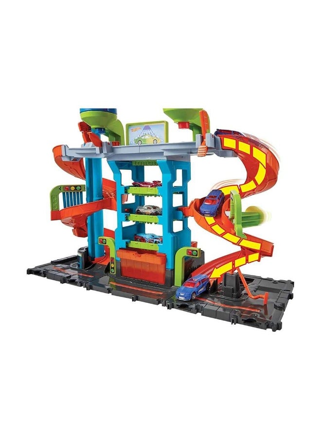 City Mega Tower Car Wash Playset