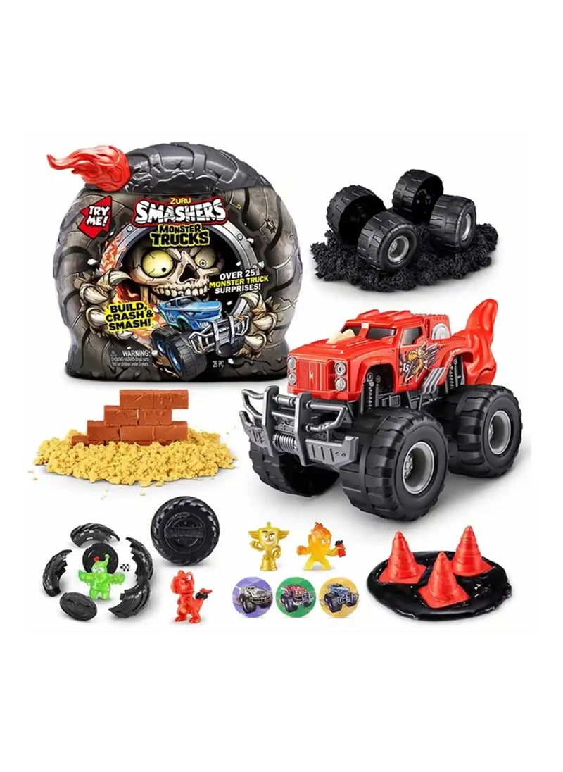 Smashers Monster Truck Surprise S1 Playset | Unbox, Smash & Discover Monster Fun Inside!