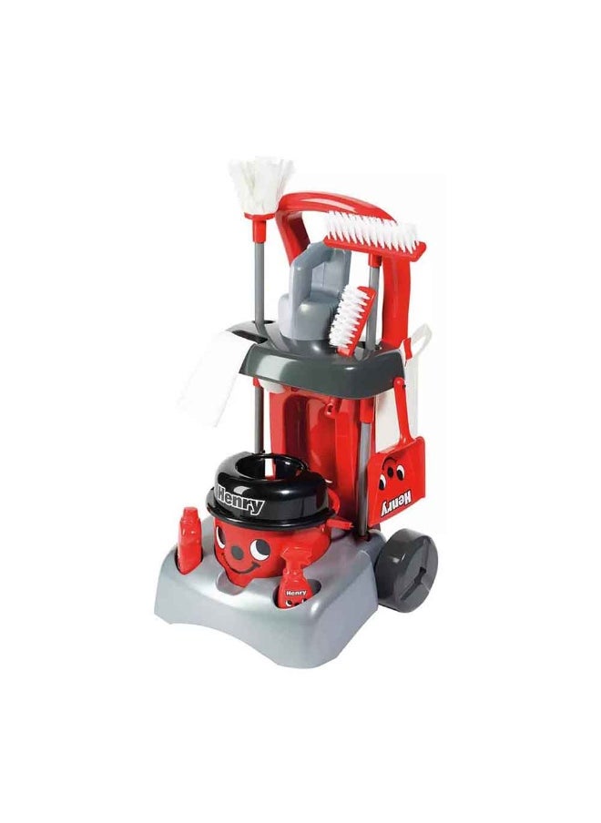 Henry Deluxe Cleaning Trolley Set (Red)