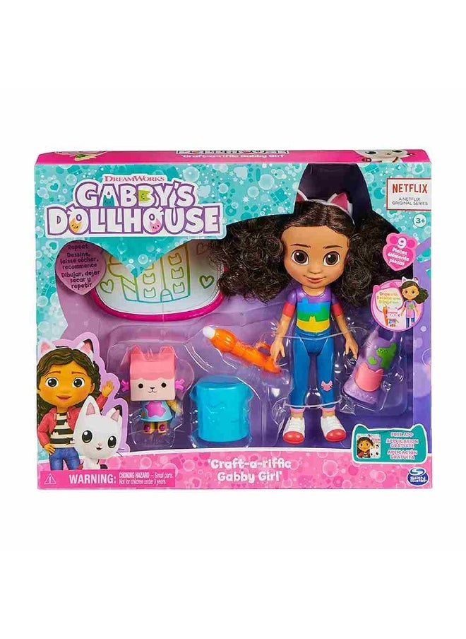 Craft-A-Rific Gabby Girl Craft Doll Playset (9 Pieces)