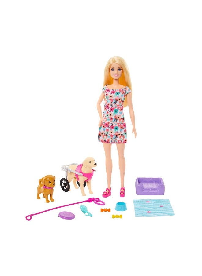 Doll With Pets & Accessories