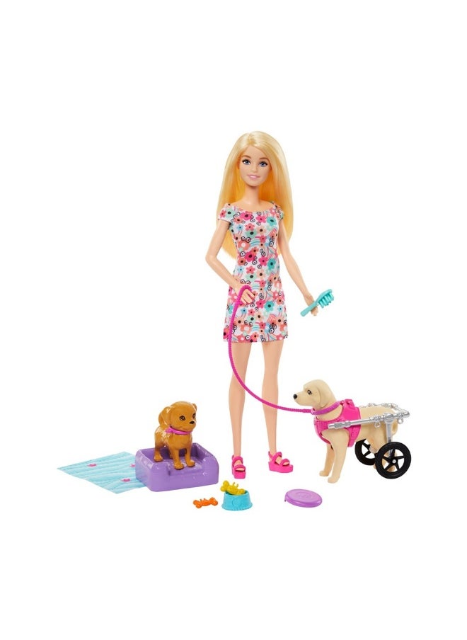 Doll With Pets & Accessories