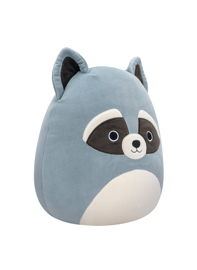 Little Plush 7.5 inch Rocky Grey Raccoon with White Corduroy Belly Officially Licensed Kellytoy Plush Toy Colorful Soft Gift for Kids Girls & Boys Washable Squishy Stuff Toy Multicolor All Age