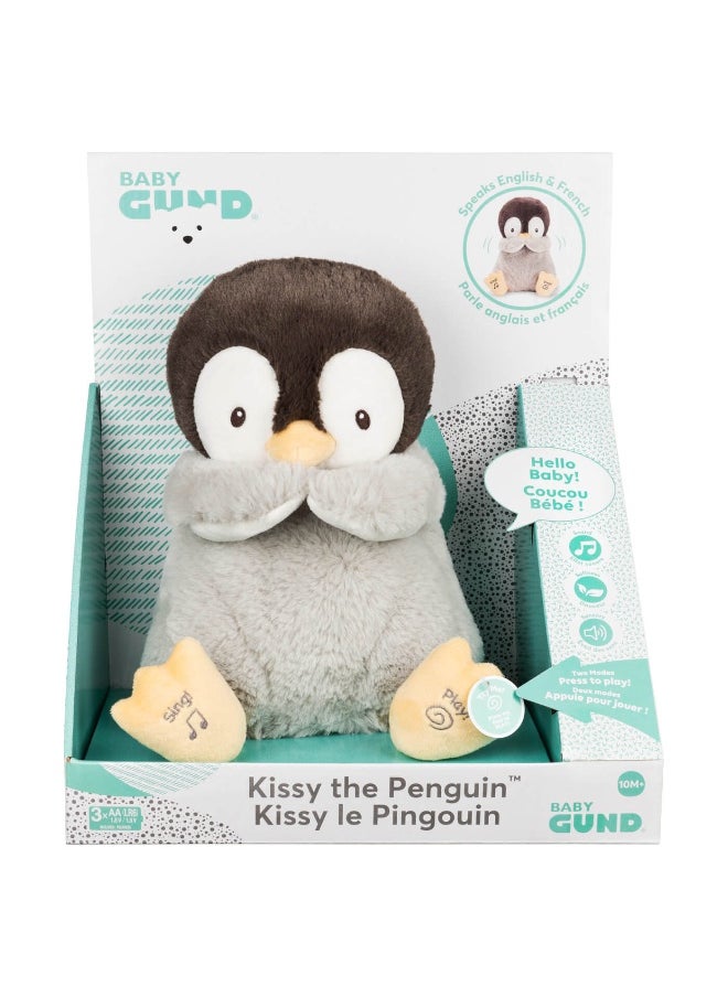 Baby Animated Kissy The Penguin Plush