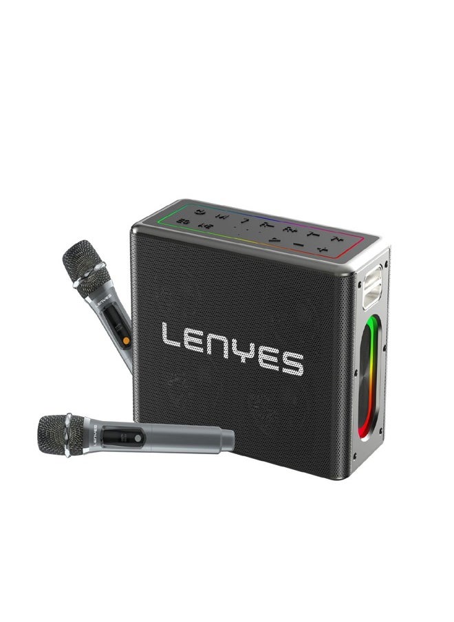 Lenyes S861 Portable Bluetooth Speaker with Deep Bass and Long Battery Life