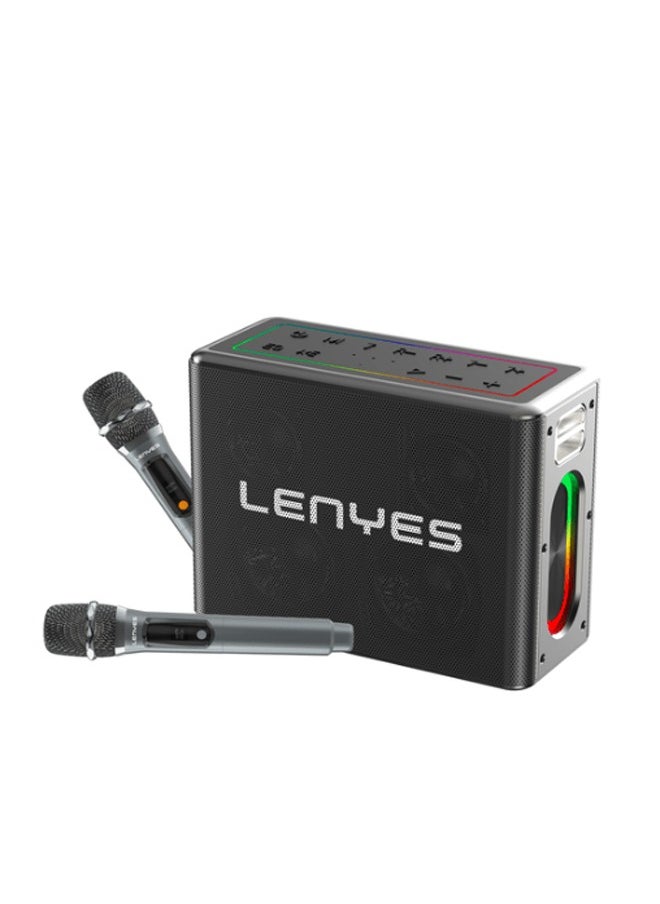 Lenyes S861 Portable Bluetooth Speaker with Deep Bass and Long Battery Life