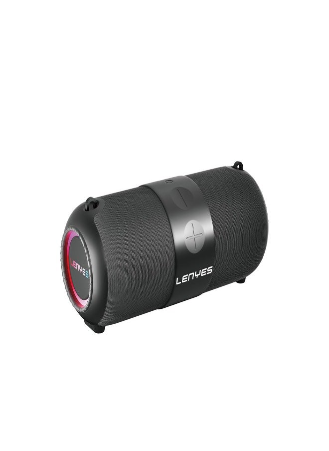 LENYES S845 Speaker Portable 60W Wireless Bluetooth V5.3 Portable RGB Colorfull Light Hifi Stereo TWS FM Radio