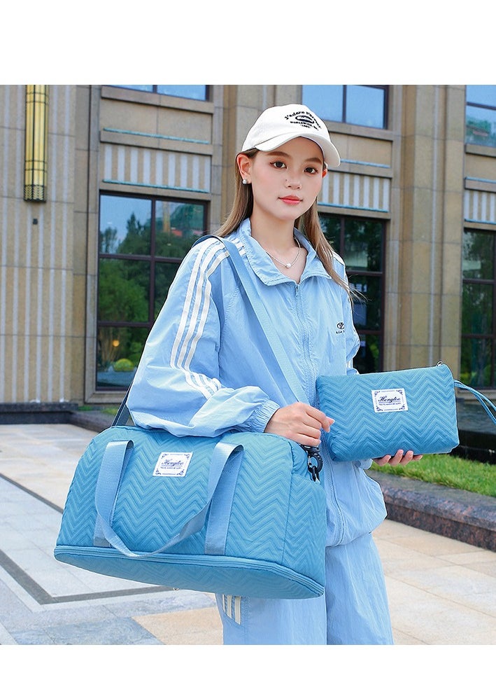 Luggage bag with high-end feel, mother bag, female waterproof Oxford cloth, large capacity travel bag, boarding bag, lightweight handbag