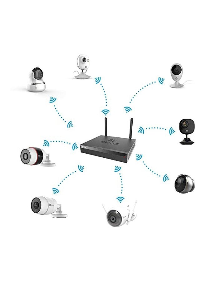 X5S-8W Wireless 8 Channel NVR, Supports High-Resolution Cameras of Up to 3K Video Quality, Wi-Fi Range (2.4G) Up to 100 m, Supports ONVIF, H.265 Video Technology, HDMI/VGA Output, Supports Up to 8TB Storage | CS-X5S-R100-8W