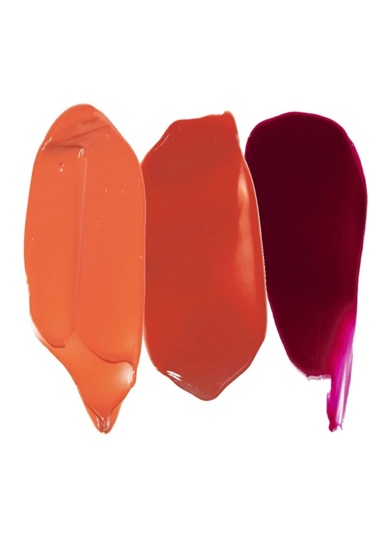 Fruit Tea Water Lip Tint Long-Lasting Lip Stains Gives you a Natural Flush of Color 3 piece
