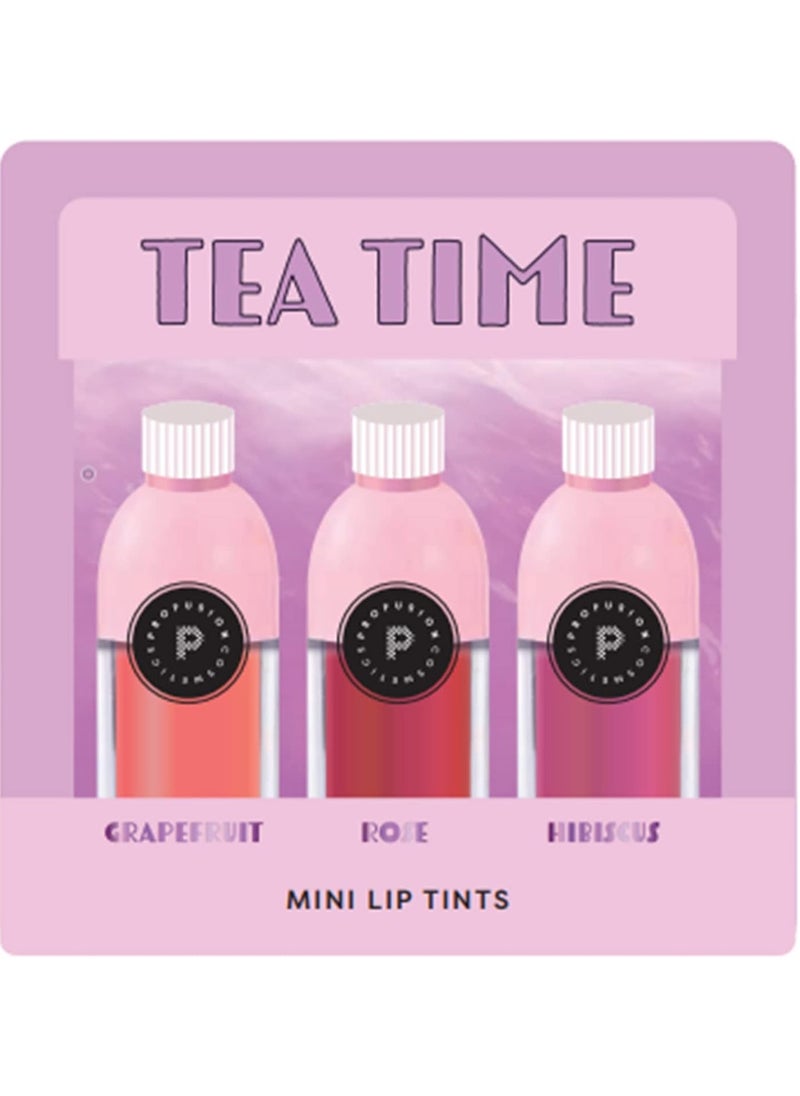 Fruit Tea Water Lip Tint Long-Lasting Lip Stains Gives you a Natural Flush of Color 3 piece