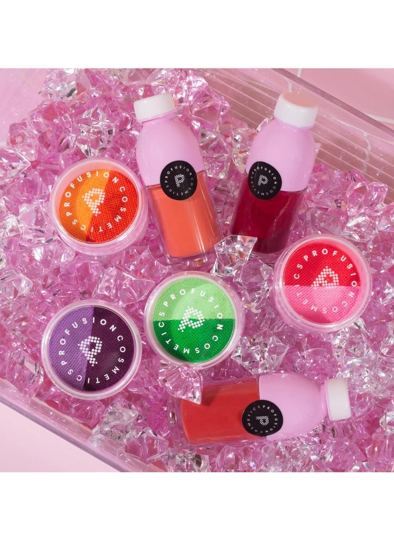 Fruit Tea Water Lip Tint Long-Lasting Lip Stains Gives you a Natural Flush of Color 3 piece