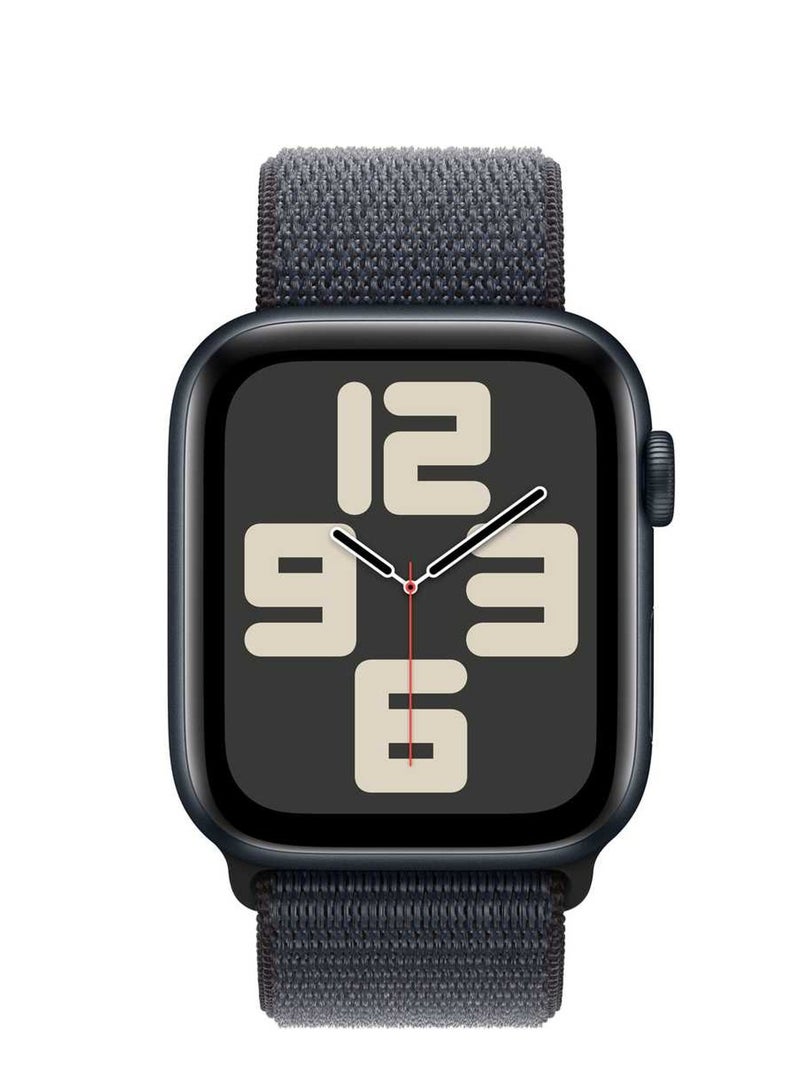 Watch SE (2024) GPS 40mm Midnight Aluminium Case With Ink Sport Loop Midnight