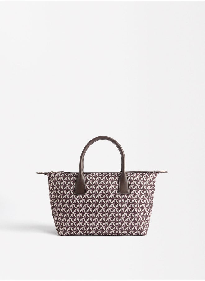 PRINTED NYLON TOTE BAG