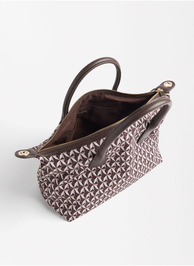 PRINTED NYLON TOTE BAG