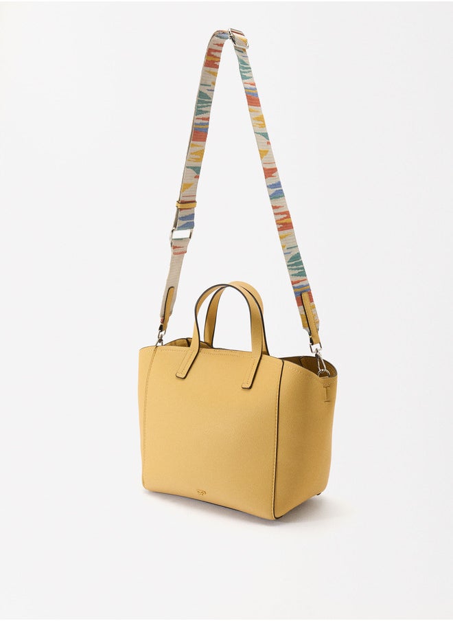 TOTE BAG WITH INTERCHANGEABLE STRAPS