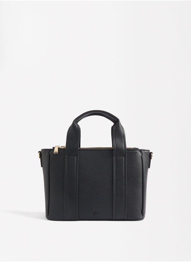 TEXTURED BASIC TOTE BAG