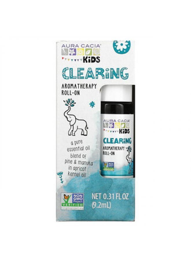 Aura Cacia Kids Aromatherapy Roll-On Clearing 0.31 fl oz 9.2 ml