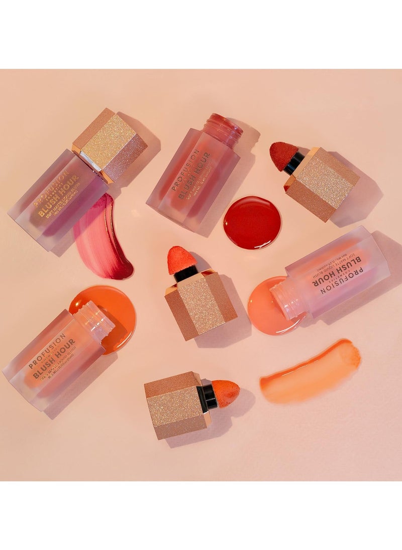 Blush Hour for Face Lightweight and Long Wearing Soft Matte Liquid Blush Provides Natural Finish Creamy Texture Which is Buildable Essential Beauty Tool for Raising Your Glow
