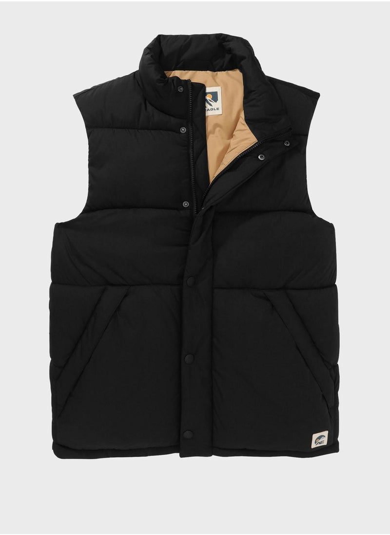 Zip Through Puffer Jacket