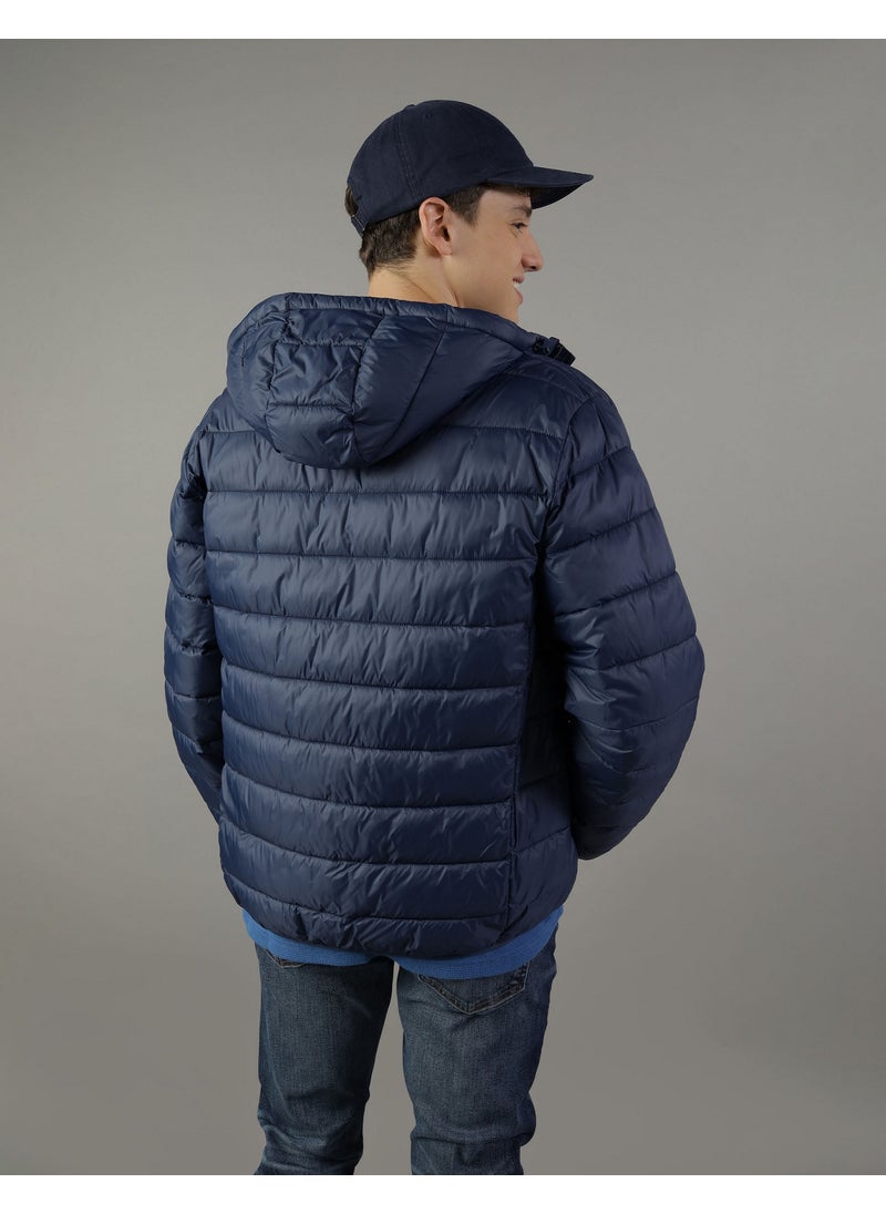 Zip Through Puffer Jacket