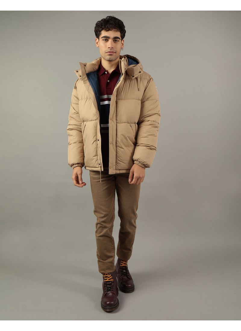 Zip Through Puffer Jacket