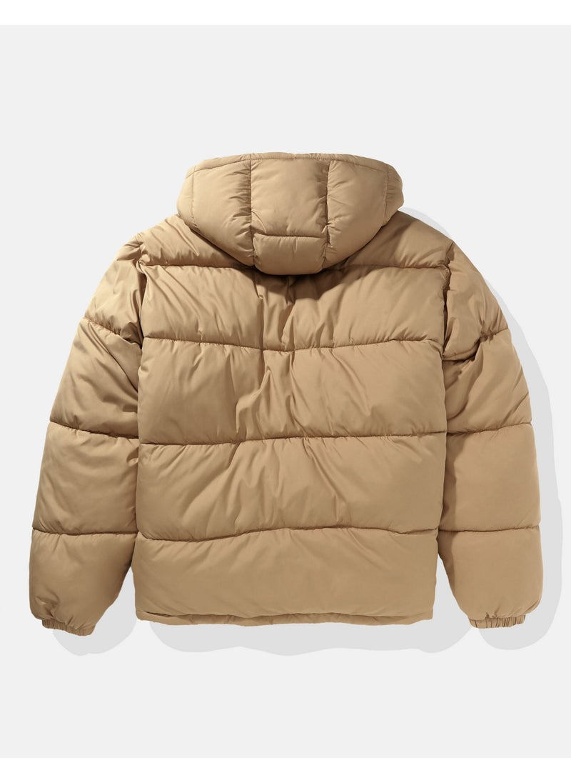 Zip Through Puffer Jacket