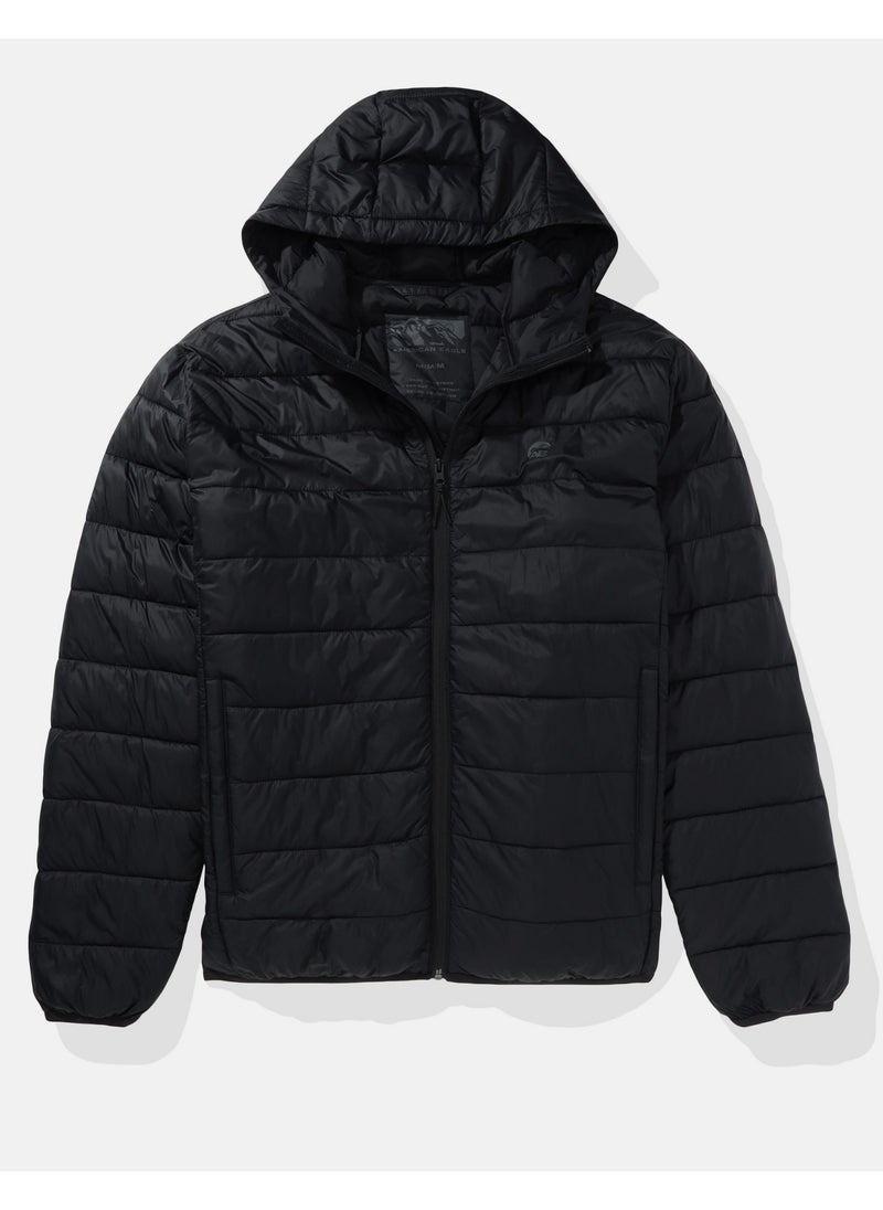 Zip Through Puffer Jacket