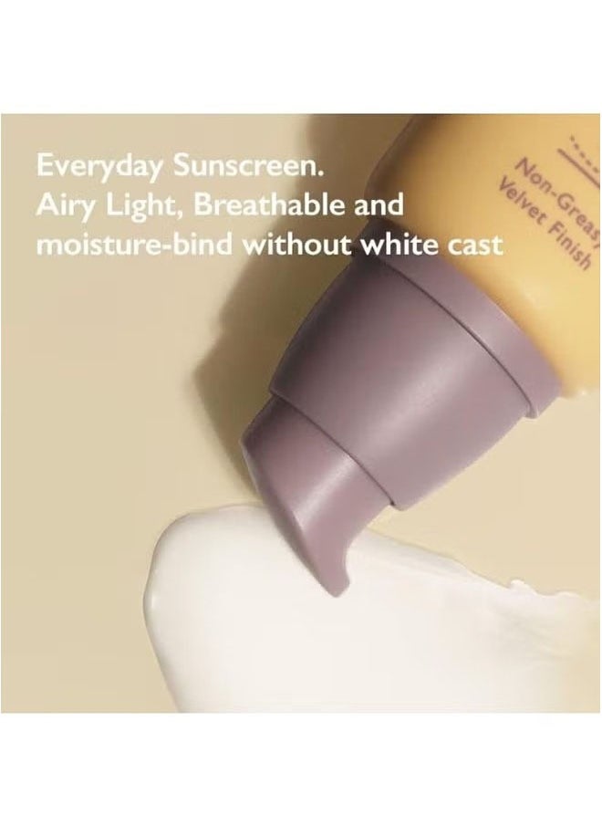 Wonder Black Rice Moisture Airyfit Daily Suncreen 50ml, SPF 50+ PA++++, High Protection UV