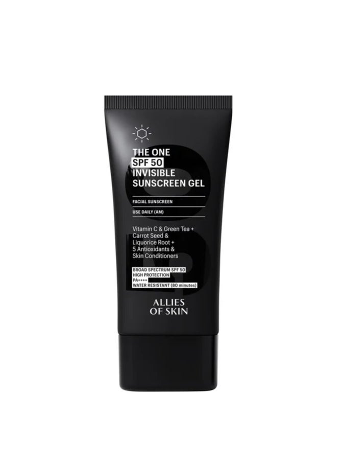 Allies of Skin The One SPF 50 Invisible Sunscreen Gel 50ml