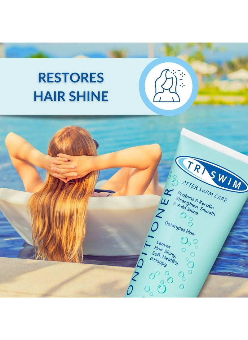 Moisturizing Hair Regenerating Conditioner For Swimmers Lychee Mango 250ml