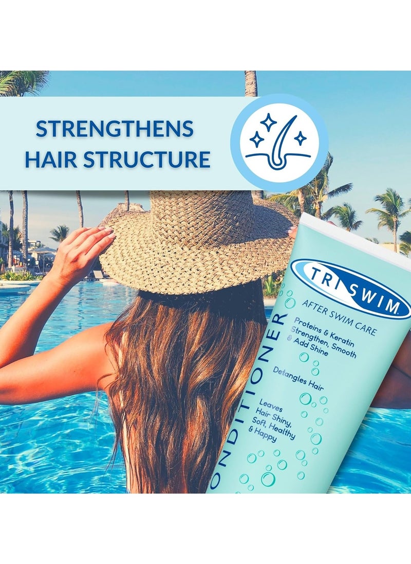 Moisturizing Hair Regenerating Conditioner For Swimmers Lychee Mango 250ml