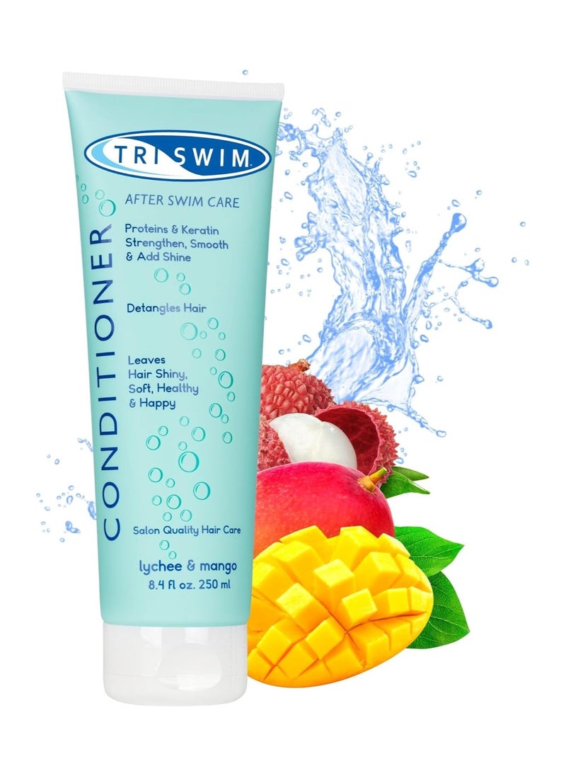 Moisturizing Hair Regenerating Conditioner For Swimmers Lychee Mango 250ml