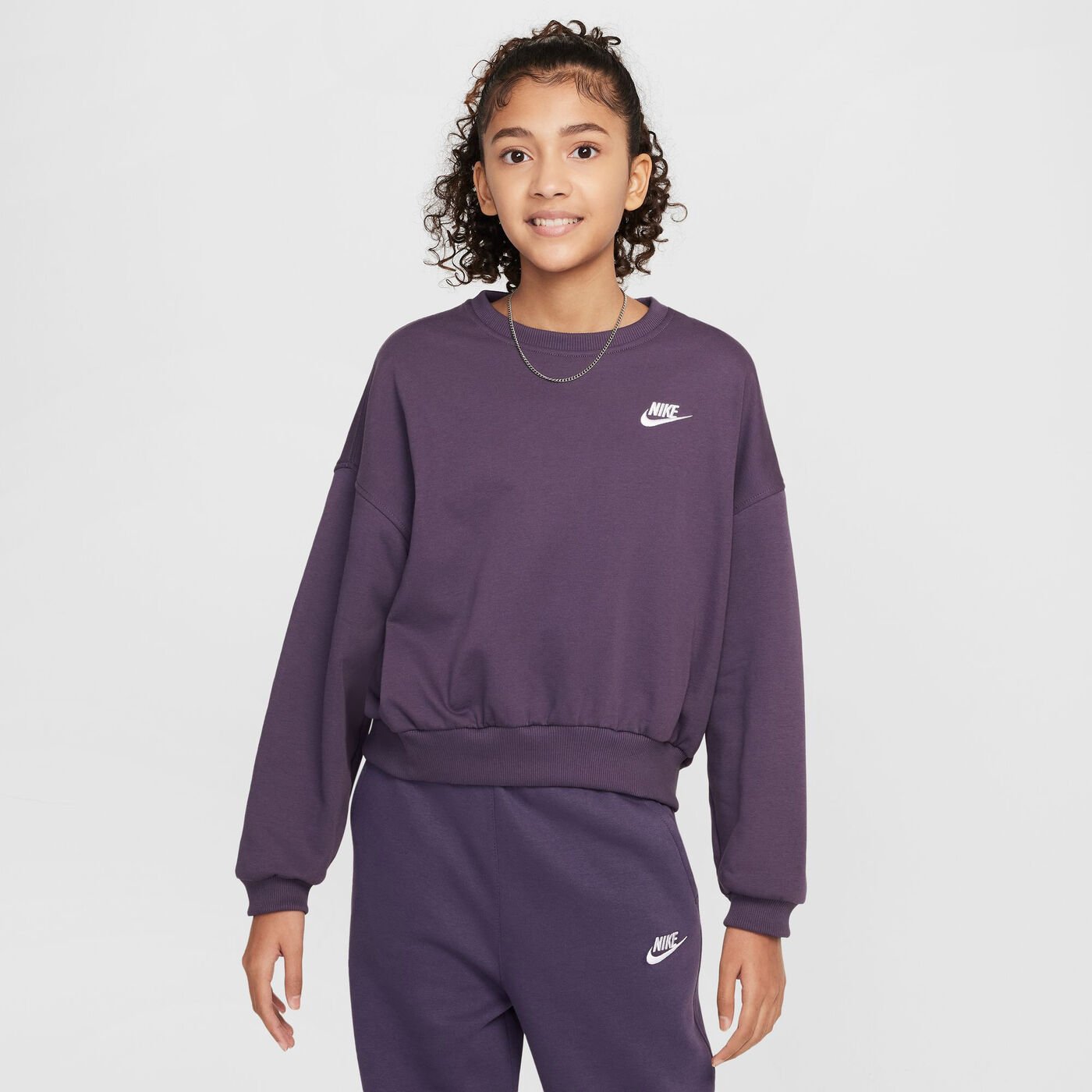 Kids' Sportswear Club Fleece Boxy Sweatshirt