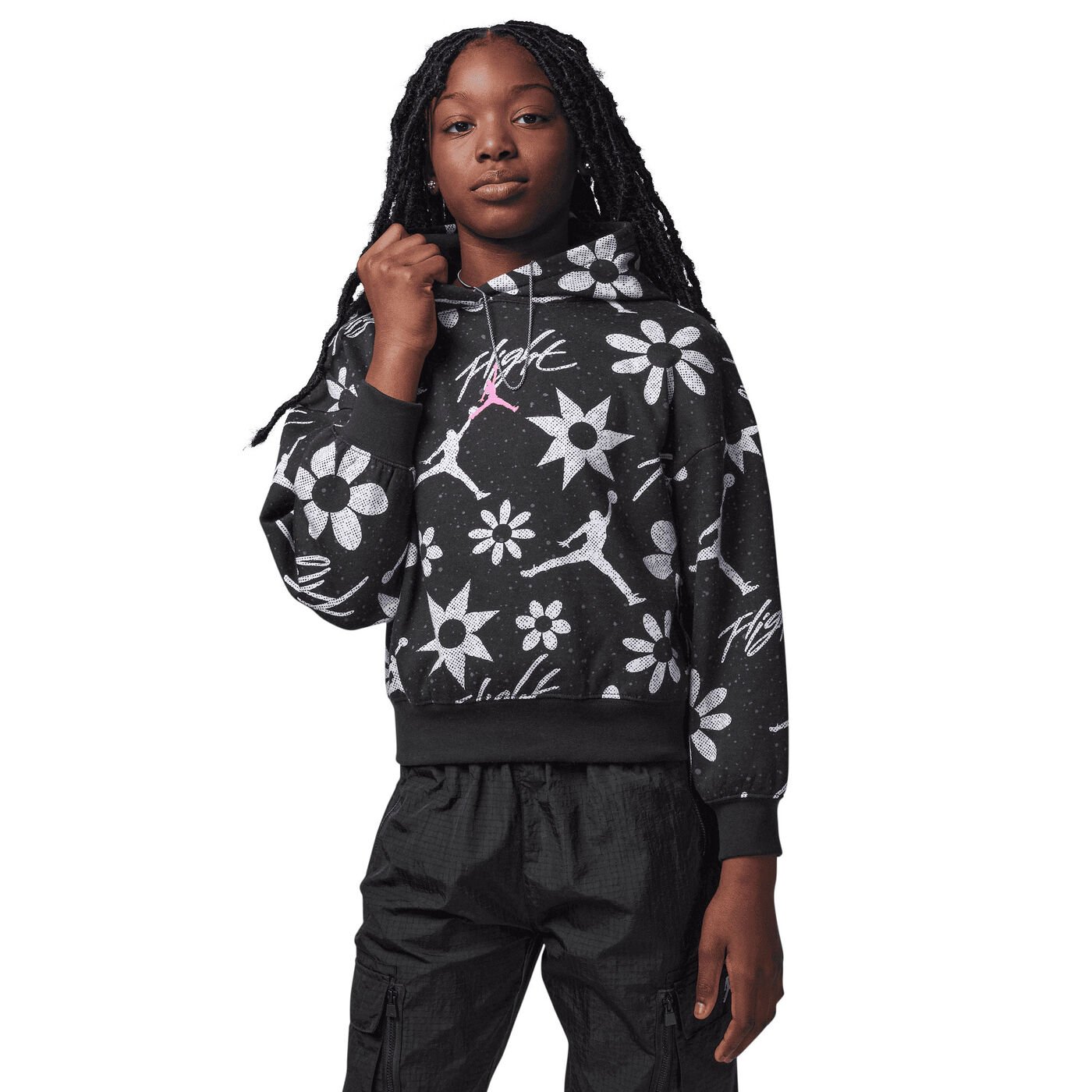 Kids' Floral Hoodie