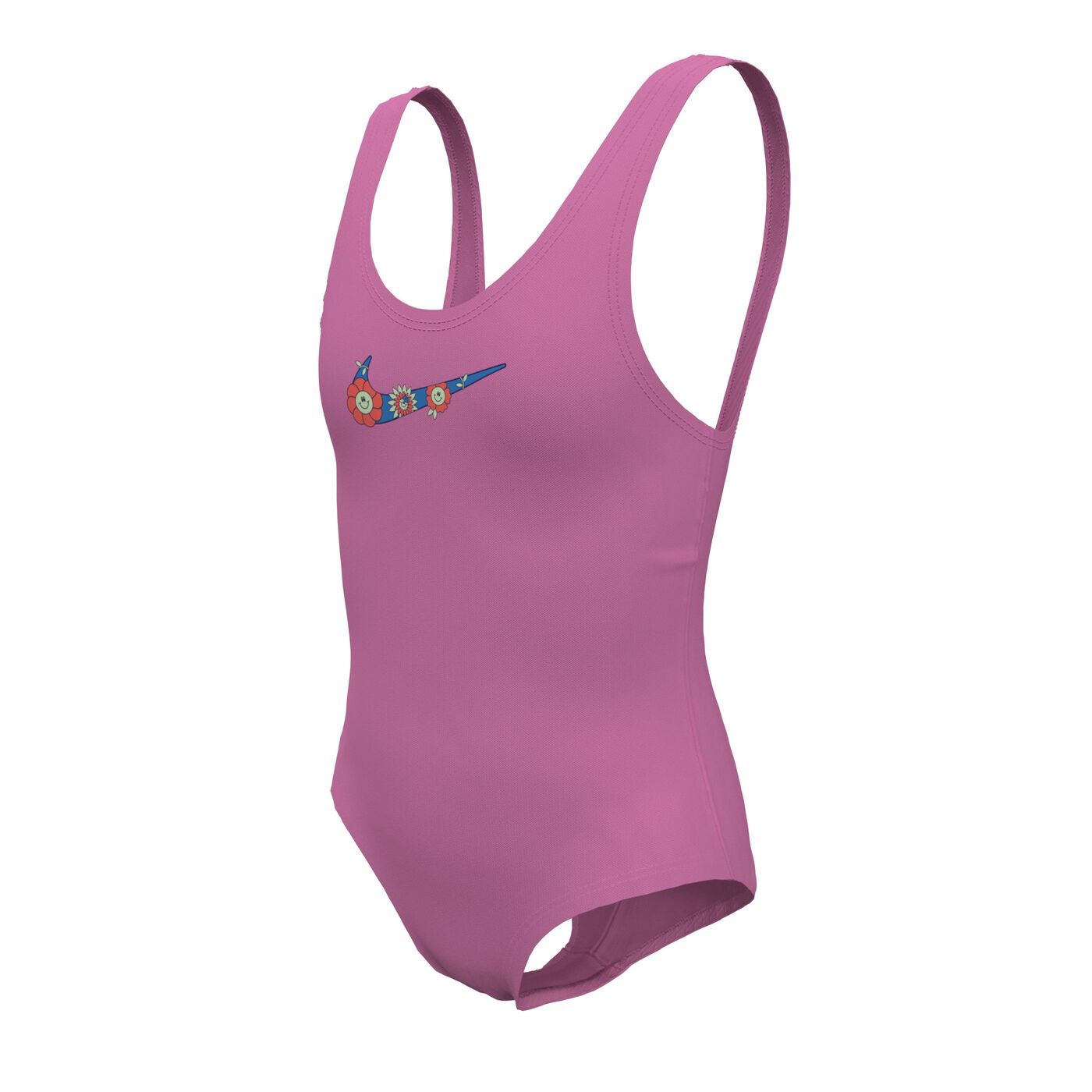 Kids' U-Back One-Piece Swimsuit