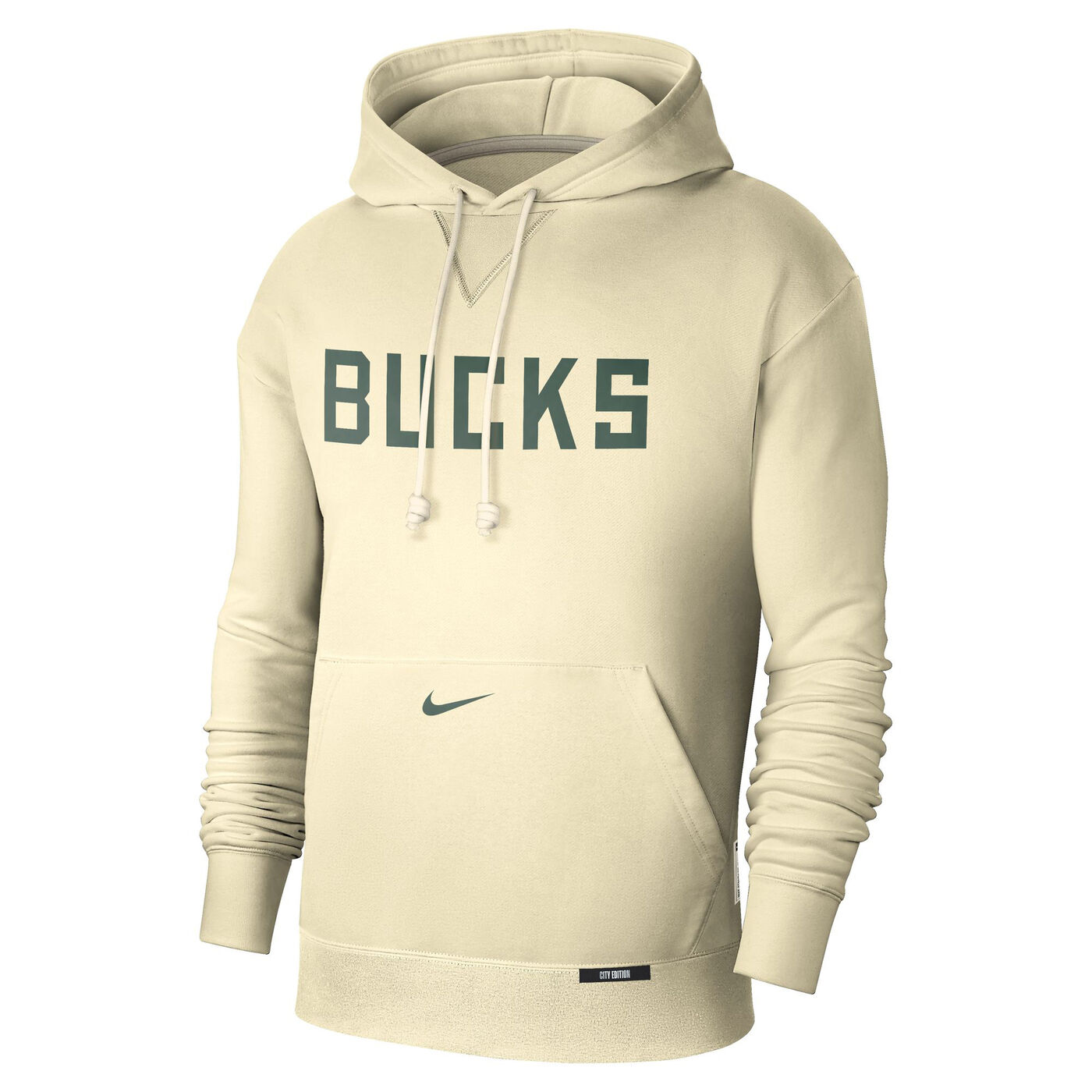 Men's NBA Milwaukee Bucks Standard Issue City Edition Dri-FIT Courtside Hoodie