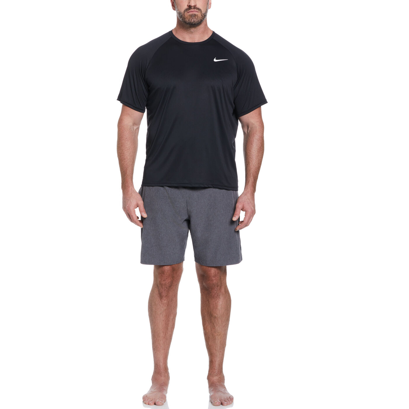 Men's Essential Dri-FIT Swimming Hydro Rashguard (Plus Size)