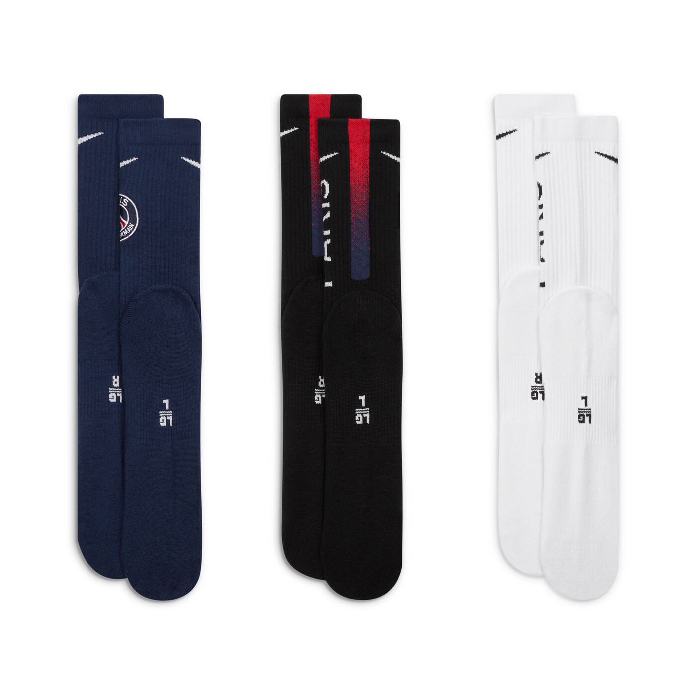 Paris Saint-Germain Everyday Socks (3 Pairs)