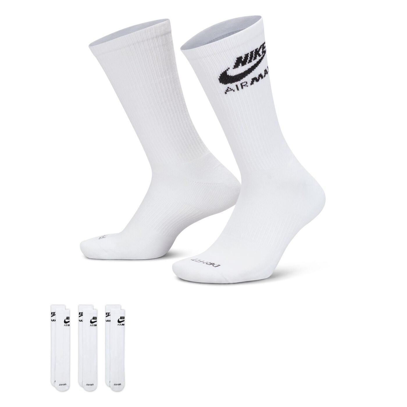 Everyday Plus Cushioned Crew Socks (3 Pairs)