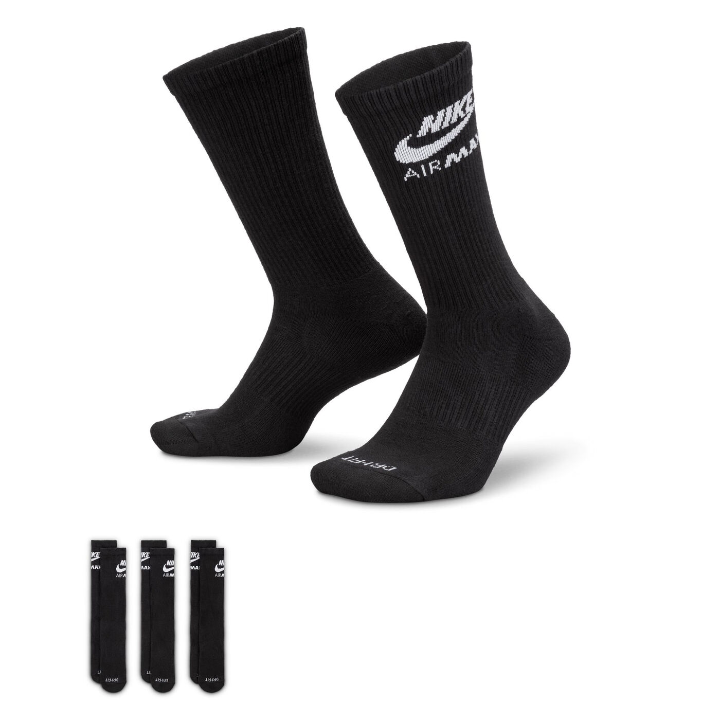 Everyday Plus Cushioned Crew Socks (3 Pairs)