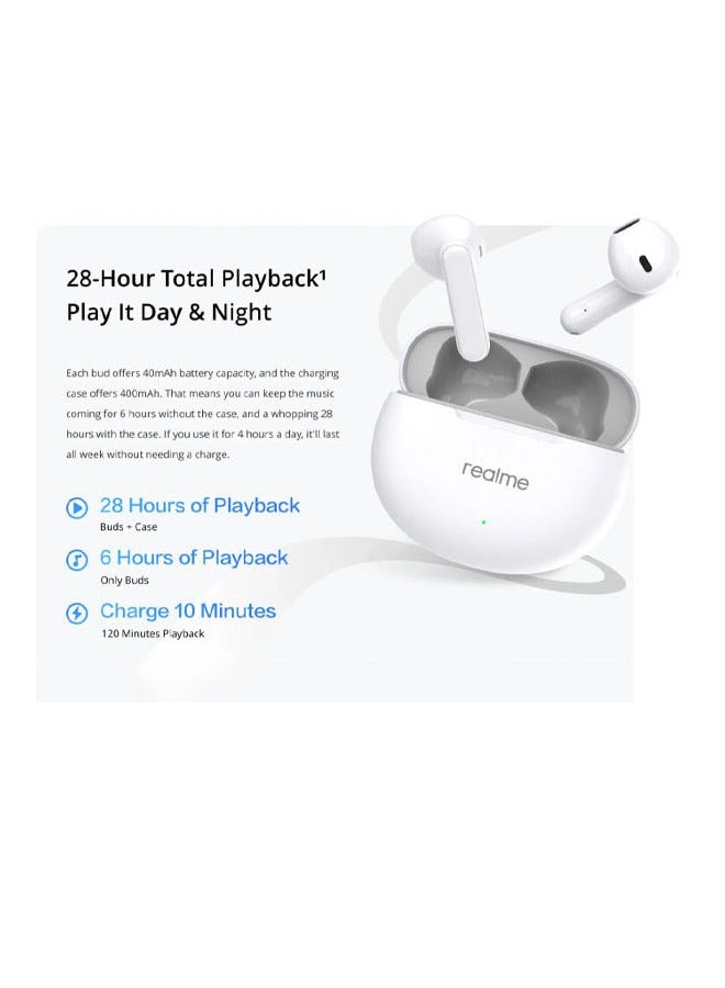 New Buds T01 True Wireless Earphones AI Noise Reduction TWS Bluetooth 5.4 IPX5 Waterproof 28H Battery Life Earphones Black Black