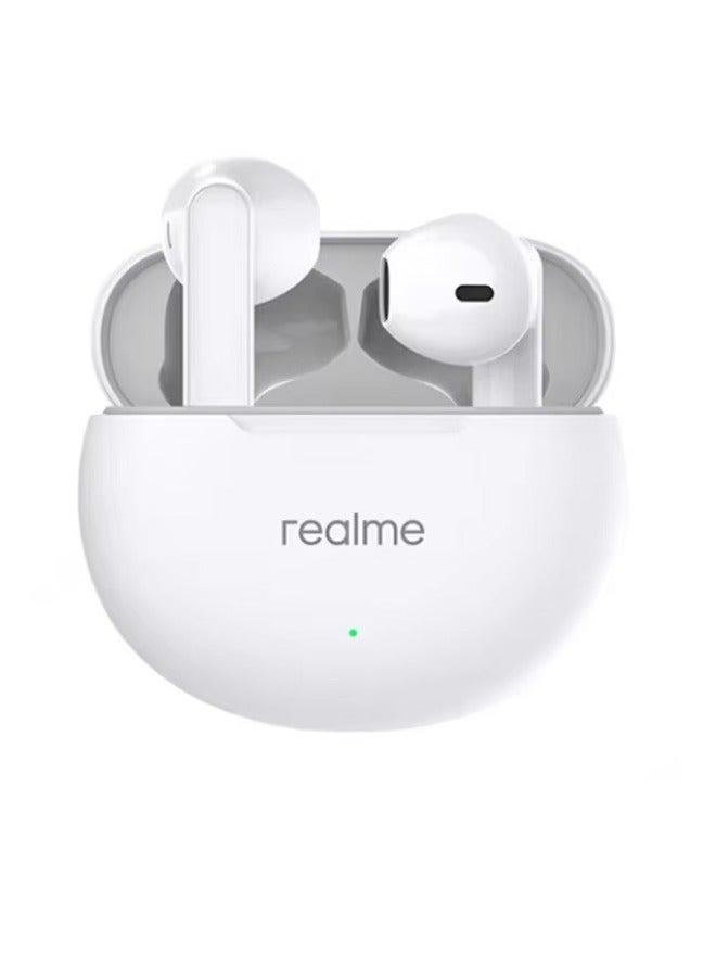 New Buds T01 True Wireless Earphones AI Noise Reduction TWS Bluetooth 5.4 IPX5 Waterproof 28H Battery Life Earphones -White