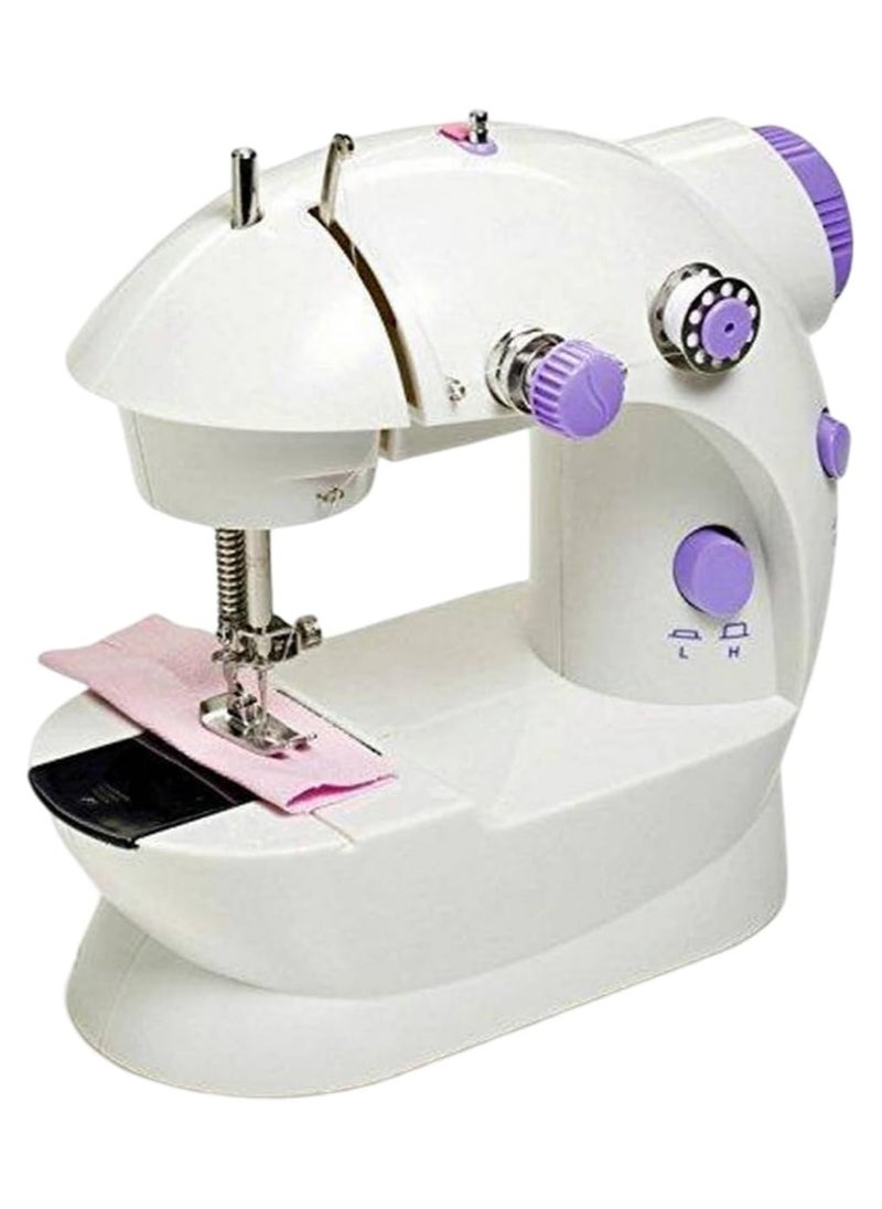 Mini Sewing Machine for Beginners, Kids, Household & Travel, Portable 2-Speed Electric Sewing Machine with Double Thread, Compact Handheld Sewing Kit, Easy to Use, Ideal for DIY, Embroidery & Crafts